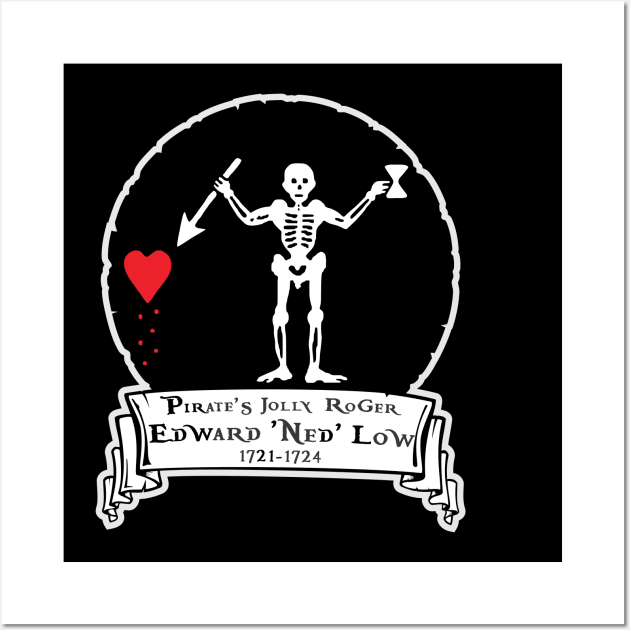 Jolly Roger - Edward Ned Low Wall Art by MBK